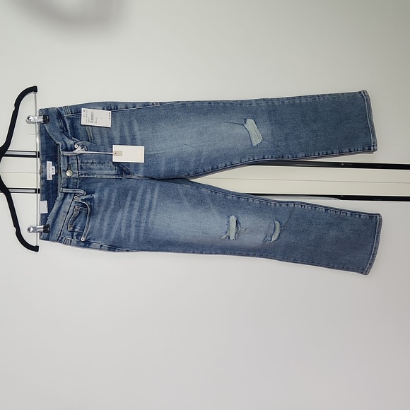 Good American Good Legs Straight Jeans in blue size 6 new with tag - Picture 7 of 17